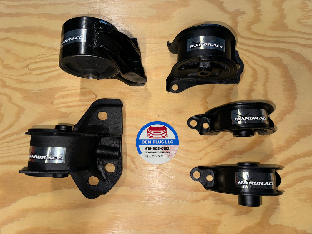 HARDRACE Harden Engine Mount (5 pcs, MT Only) - Honda Civic EG 92-95 / Del Sol 93-97