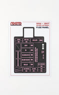 Restotuner 1994-1997 Integra Engine Fuse Panel Decal